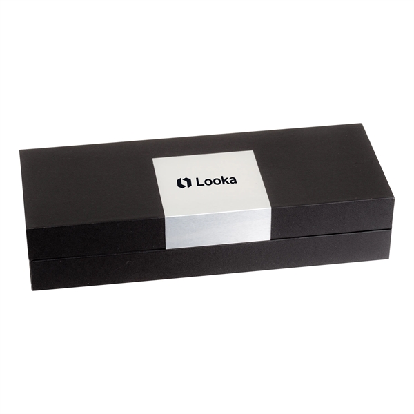 Elcano Pen Set. Elcano twist ballpoint pen. Elcano rollerball pen. Case.... from ASI 46755 Cosmo Promos