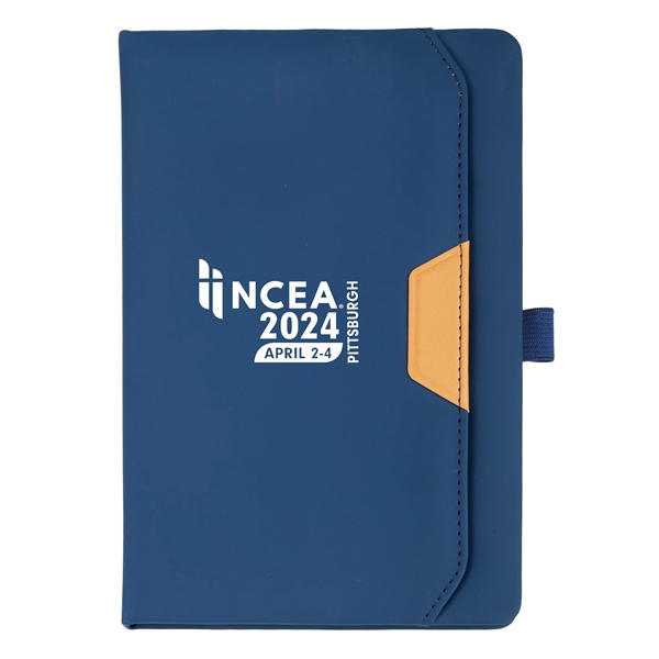Padded Hard Cover Journal. Hidden external pocket. 160 lined pages.... from ASI 46755 Cosmo Promos