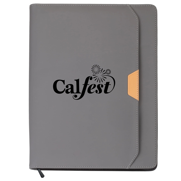 Zippered Executive Portfolio. Hidden external pocket.... from ASI 46755 Cosmo Promos