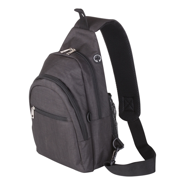 Torrent Crossbody Sling Bag. Premium padded, adjustable crossbody strap for max... from ASI 46755 Cosmo Promos