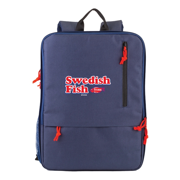 Dalton Convertible Laptop Backpack. Structured form and stowable straps to convert... from ASI 46755 Cosmo Promos