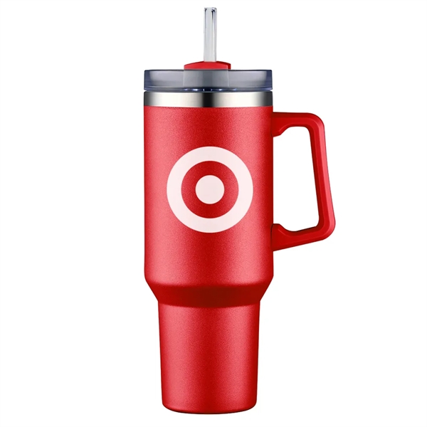 40 Oz Double Walled Vacuum Sealed Tumbler Mug with Powdered Finish.... from ASI 68190 Lungsal / Lungsal