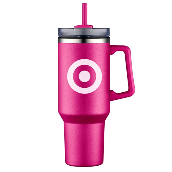 40 Oz. Vacuum Sealed Tumbler Mug with Powdered Finish.... from ASI 68190 Lungsal / Lungsal