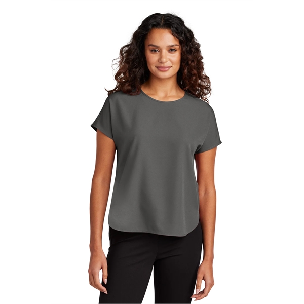 Mercer+Mettle Women's Stretch Crepe Crew... from ASI 84863 SanMar