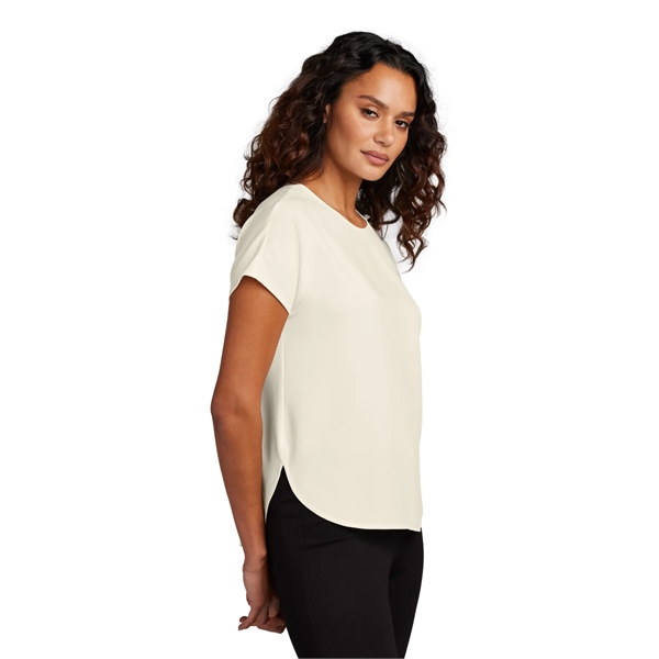 Mercer+Mettle Women's Stretch Crepe Crew... from ASI 84863 SanMar