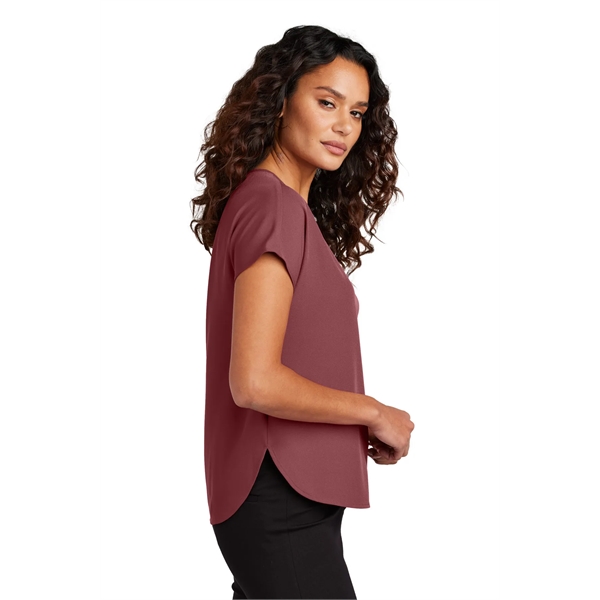 Mercer+Mettle Women's Stretch Crepe Crew... from ASI 84863 SanMar