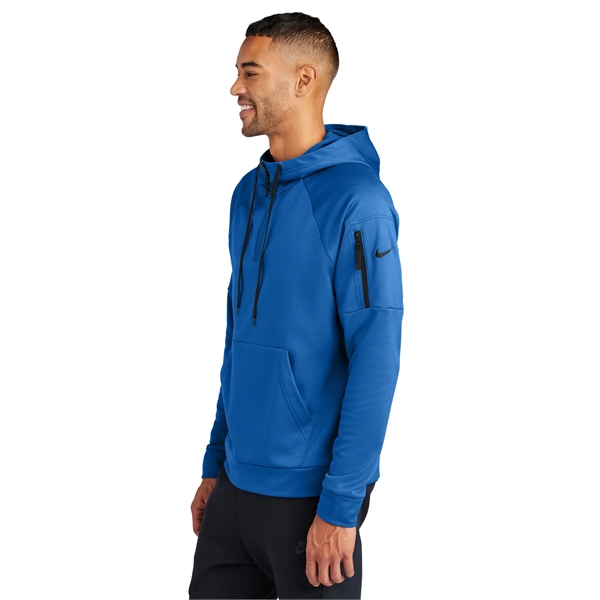 Nike Therma-FIT Pocket 1/4-Zip Fleece Hoodie... from ASI 84863 SanMar