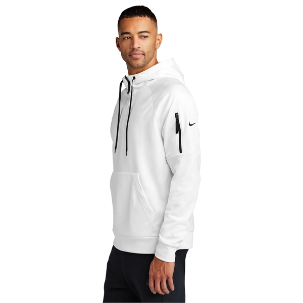 Nike Therma-FIT Pocket 1/4-Zip Fleece Hoodie... from ASI 84863 SanMar