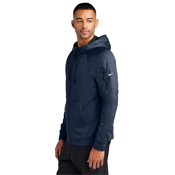 Nike Therma-FIT Pocket Full-Zip Fleece Hoodie... from ASI 84863 SanMar