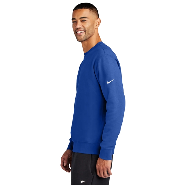 Nike Club Fleece Sleeve Swoosh Crew... from ASI 84863 SanMar