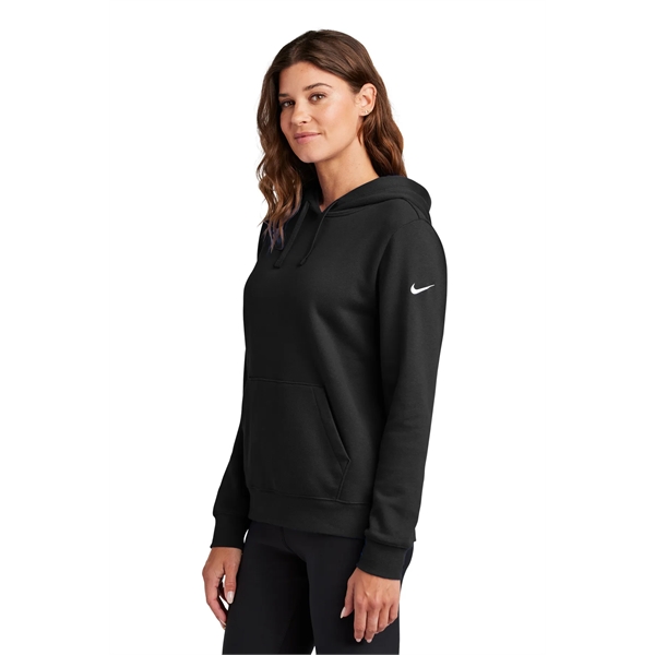 Nike Ladies Club Fleece Sleeve Swoosh Pullover Hoodie... from ASI 84863 SanMar