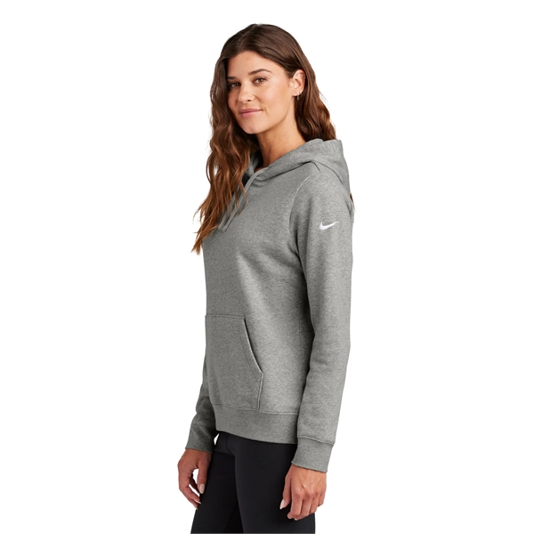 Nike Ladies Club Fleece Sleeve Swoosh Pullover Hoodie... from ASI 84863 SanMar