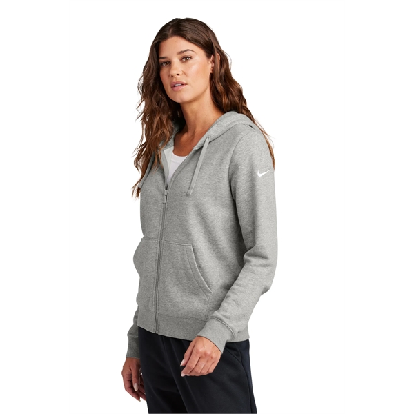 Nike Ladies Club Fleece Sleeve Swoosh Full-Zip Hoodie... from ASI 84863 SanMar