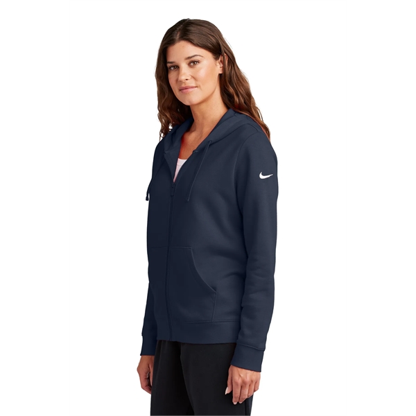 Nike Ladies Club Fleece Sleeve Swoosh Full-Zip Hoodie... from ASI 84863 SanMar