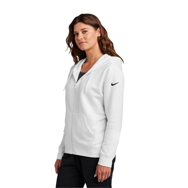 Nike Ladies Club Fleece Sleeve Swoosh Full-Zip Hoodie... from ASI 84863 SanMar