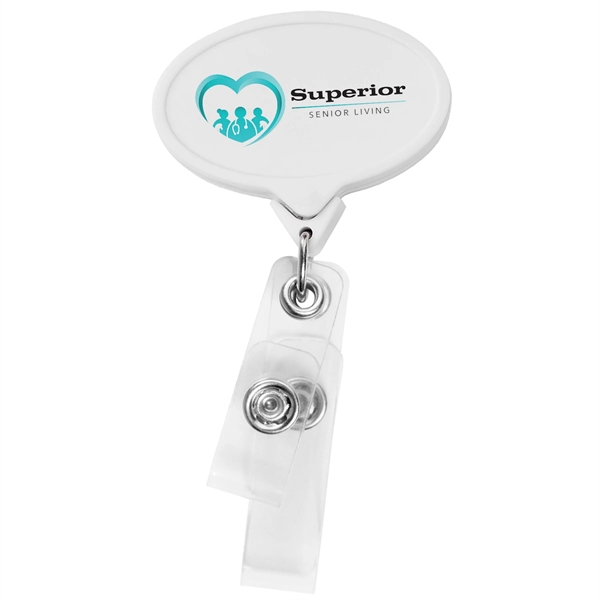 Anti-microbial oval 2 strap badge reel.... from ASI 49470 DEVARA