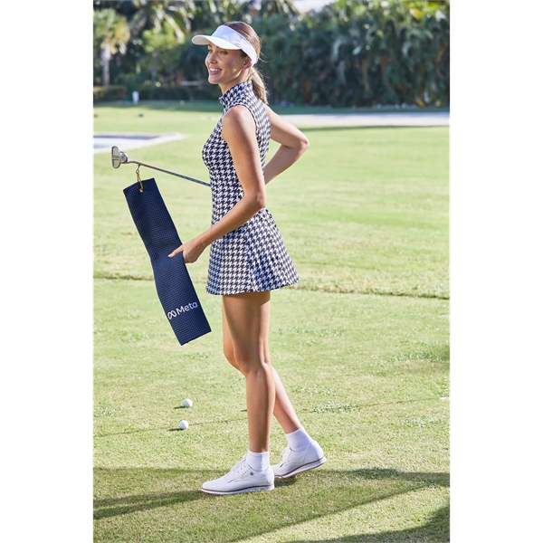 Thick, durable towel features deep waffle texture to help clean club... from ASI 91605 Towel Specialties