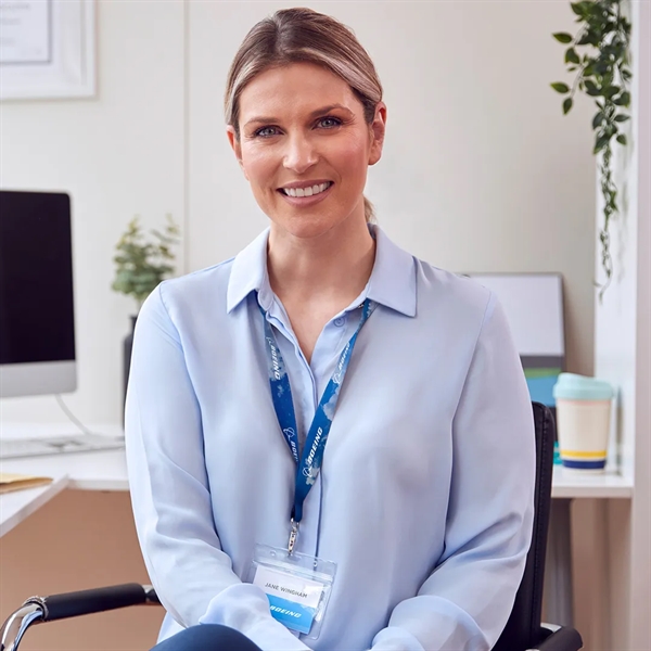 35" x 5/8" flat ribbed polyester lanyard with deluxe swivel hook... from ASI 30250 AZX Sport USA