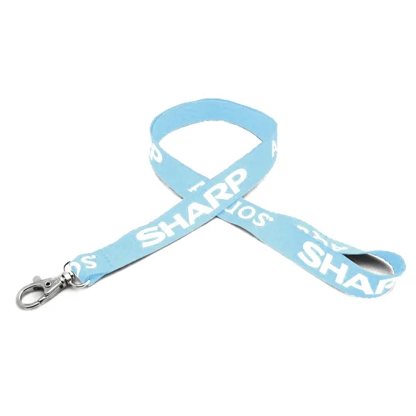 35" x 5/8" flat ribbed polyester lanyard with deluxe swivel hook... from ASI 30250 AZX Sport USA