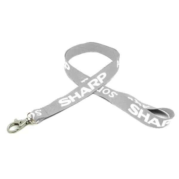 35" x 5/8" flat ribbed polyester lanyard with deluxe swivel hook... from ASI 30250 AZX Sport USA