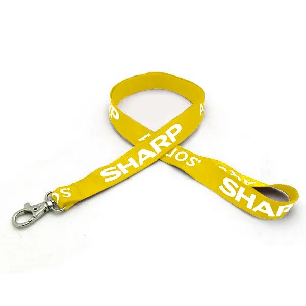 35" x 5/8" flat ribbed polyester lanyard with deluxe swivel hook... from ASI 30250 AZX Sport USA