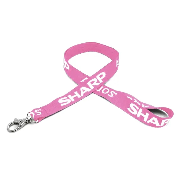 35" x 5/8" flat ribbed polyester lanyard with deluxe swivel hook... from ASI 30250 AZX Sport USA