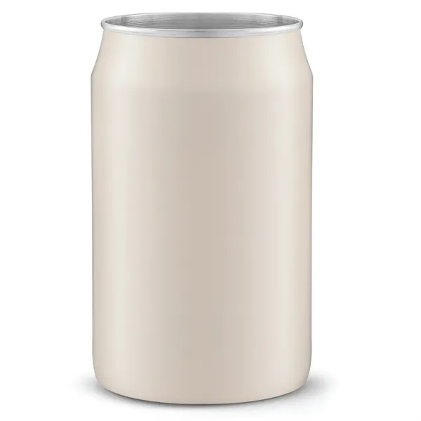 16 oz. Urban Stailness Steel Drinking Glass w/ Stainless Steel Straw... from ASI 80060 VisionUSA