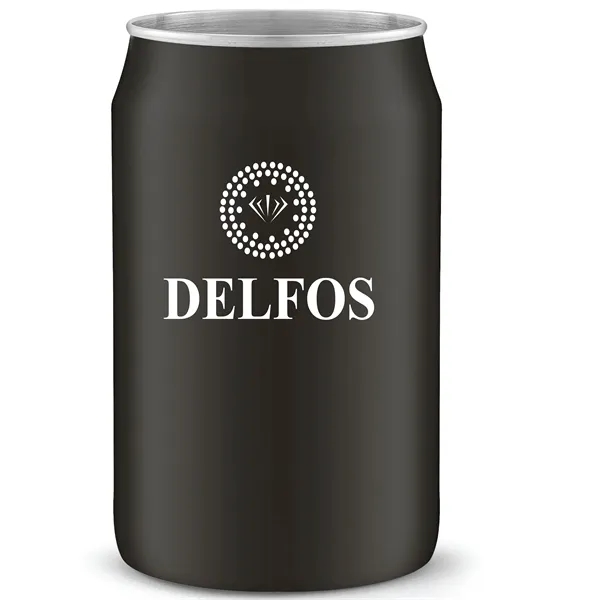 16 oz. Urban Stailness Steel Drinking Glass w/ Stainless Steel Straw... from ASI 80060 VisionUSA