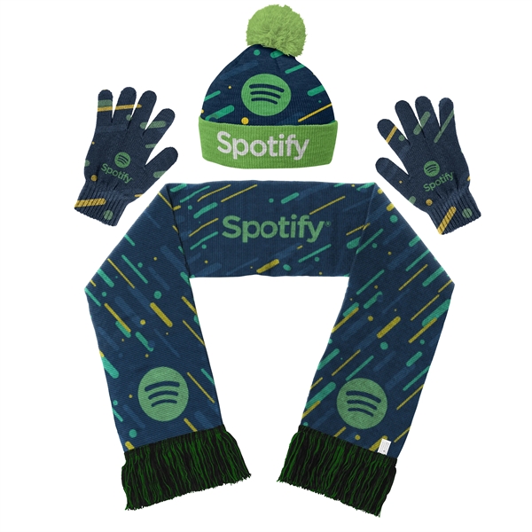 Winter set with a beanie, scarf, and a pair of gloves.... from ASI 90807 Tekweld