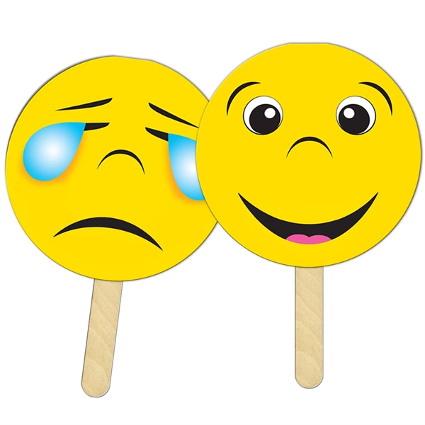 Circle/Round Mini Sandwich Hand Fan... from ASI 67620 Lion Circle Corp