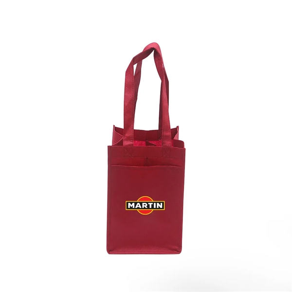 8" x 11" x 7" sectioned non-woven wine tote. Holds up... from ASI 30250 AZX Sport USA