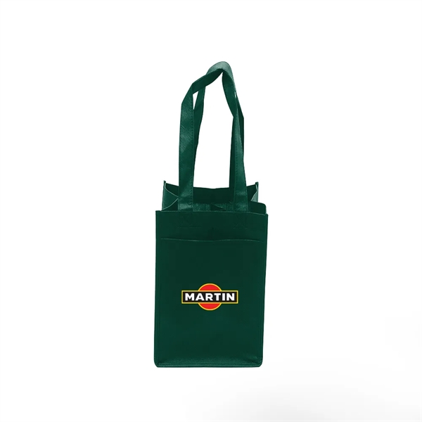 8" x 11" x 7" sectioned non-woven wine tote. Holds up... from ASI 30250 AZX Sport USA