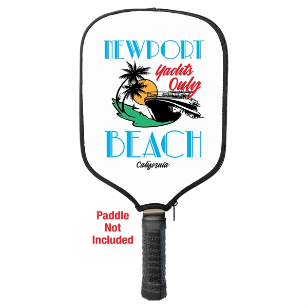 Custom Sublimated Pickleball Paddle Cover. Printed in a Union Shop... from ASI 62635 Inno-Vative Solutions Grp LTD