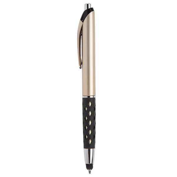 Capacitive stylus pen with medium point ballpoint, and high quality ink.... from ASI 52840 Evans Manufacturing