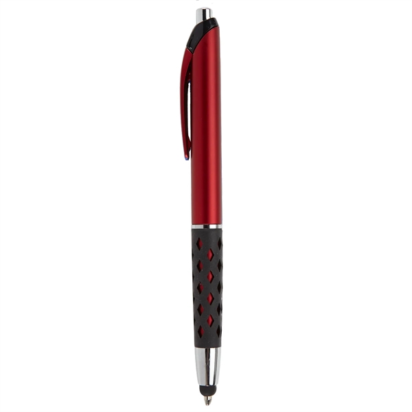Capacitive stylus pen with medium point ballpoint, and high quality ink.... from ASI 52840 Evans Manufacturing