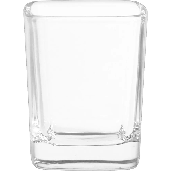 Our 2.5 oz. Square Shot Glass! An attractive, yet highly durable... from ASI 71920 Moderne Glass Company Inc / Glass America®