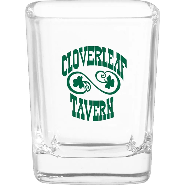 Our 2.5 oz. Square Shot Glass! An attractive, yet highly durable... from ASI 71920 Moderne Glass Company Inc / Glass America®