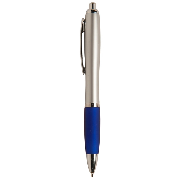5 1/2" x 7/16" retractable pen with soft rubber grip, clip... from ASI 52840 Evans Manufacturing
