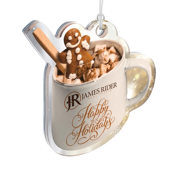 Full color acrylic ornaments with mirror backing.... from ASI 72521 Morris Magnets / Laser Cuts