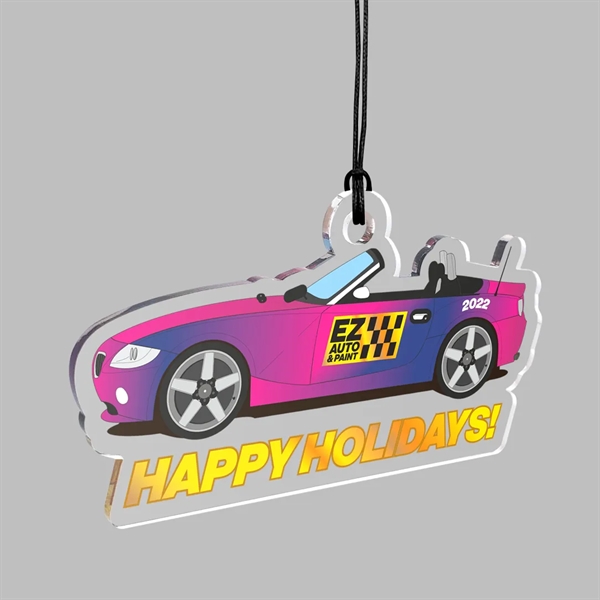 Ultra vivid color acrylic ornaments.... from ASI 72521 Morris Magnets / Laser Etch Line