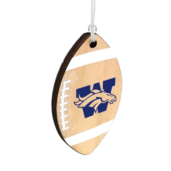 1/4" thick birch wood ornament with a ultra vivid imprint and... from ASI 72521 Morris Magnets / Laser Cuts