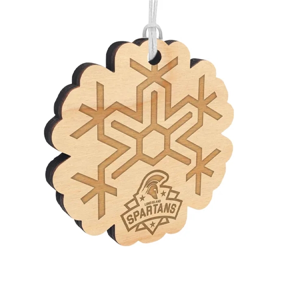 1/4" thick birch wood ornament with a laser etched graphic and... from ASI 72521 Morris Magnets / Laser Cuts