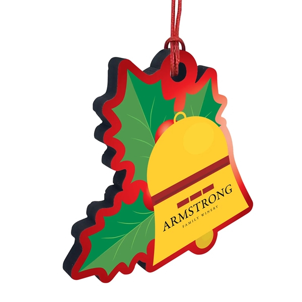 1/4" recycled wooden Christmas ornament.... from ASI 72521 Morris Magnets / Laser Cuts