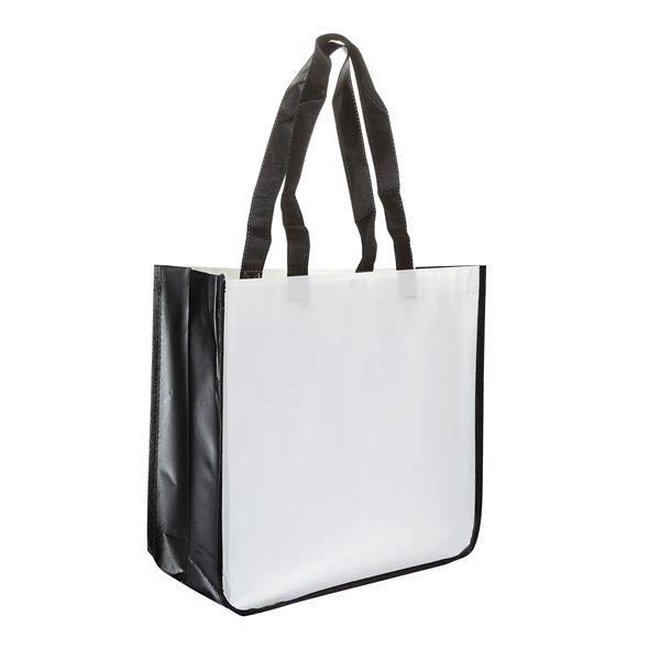 Non-woven handled tote with laminated construction and assorted color trim and... from ASI 57800 Gordon Sinclair / Gordon Sinclair®