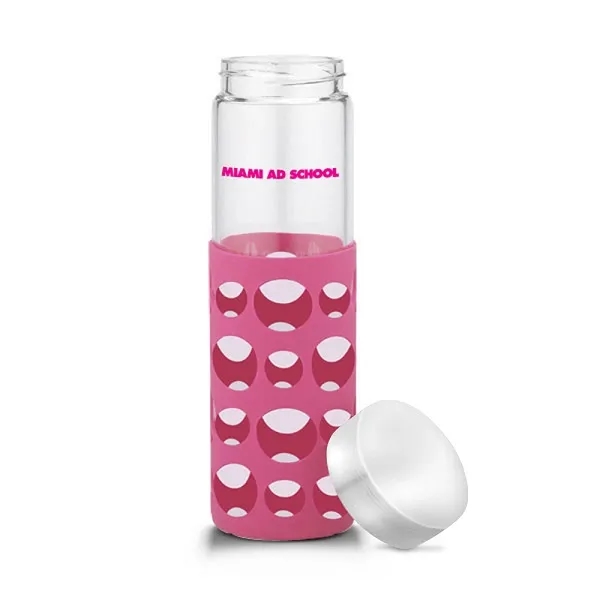 20 ounce glass bottle with stainless steel lid and silicone grip... from ASI 57800 Gordon Sinclair / Gordon Sinclair®