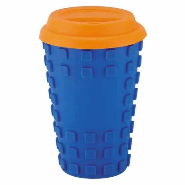 16 ounce ceramic tumbler with silicone sleeve and snap-on sipping lid.... from ASI 57800 Gordon Sinclair / Gordon Sinclair®