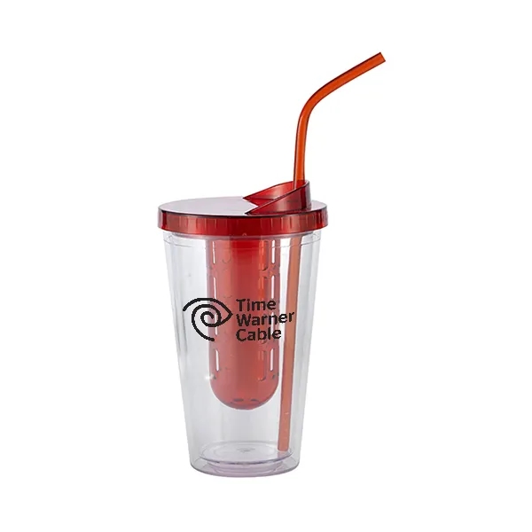 16 oz. double wall insulated plastic tumbler with infuser tube, lid... from ASI 57800 Gordon Sinclair / Gordon Sinclair®