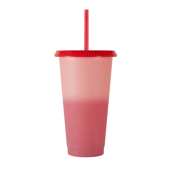 4 pc. set of color-changing tumblers with straws and reusable lids.... from ASI 57800 Gordon Sinclair / Gordon Sinclair®