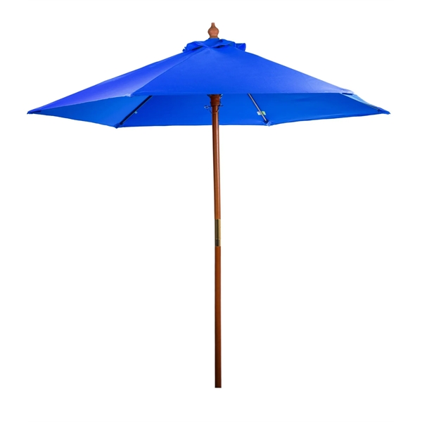 7' FSC Wood Market Umbrella... from ASI 76730 Peerless Umbrella Co Inc / Threads By Peerless