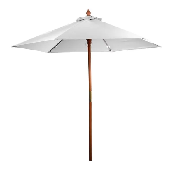 7' FSC Wood Market Umbrella... from ASI 76730 Peerless Umbrella Co Inc / Threads By Peerless